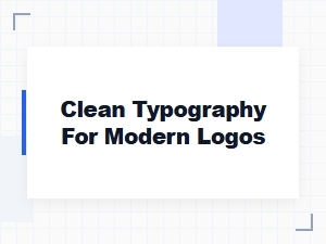 Clean Typography for Modern Logos