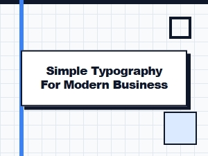 Simple Typography for Modern Business